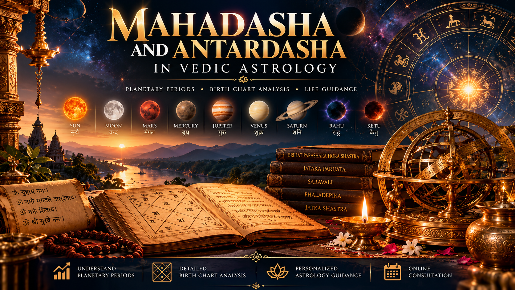 Mahadasha and Antardasha in Vedic Astrology: A Practical Guide to Planetary Periods